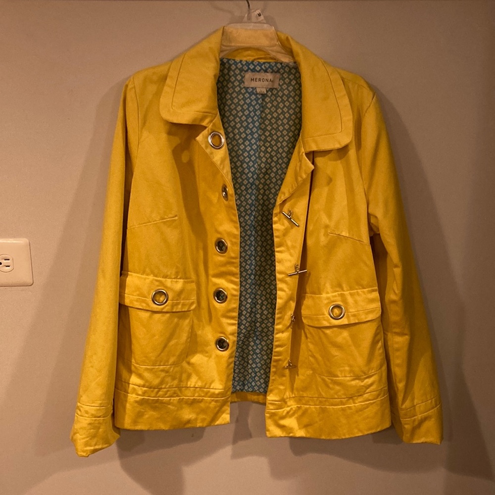 Merona Yellow Long Sleeved Jacket